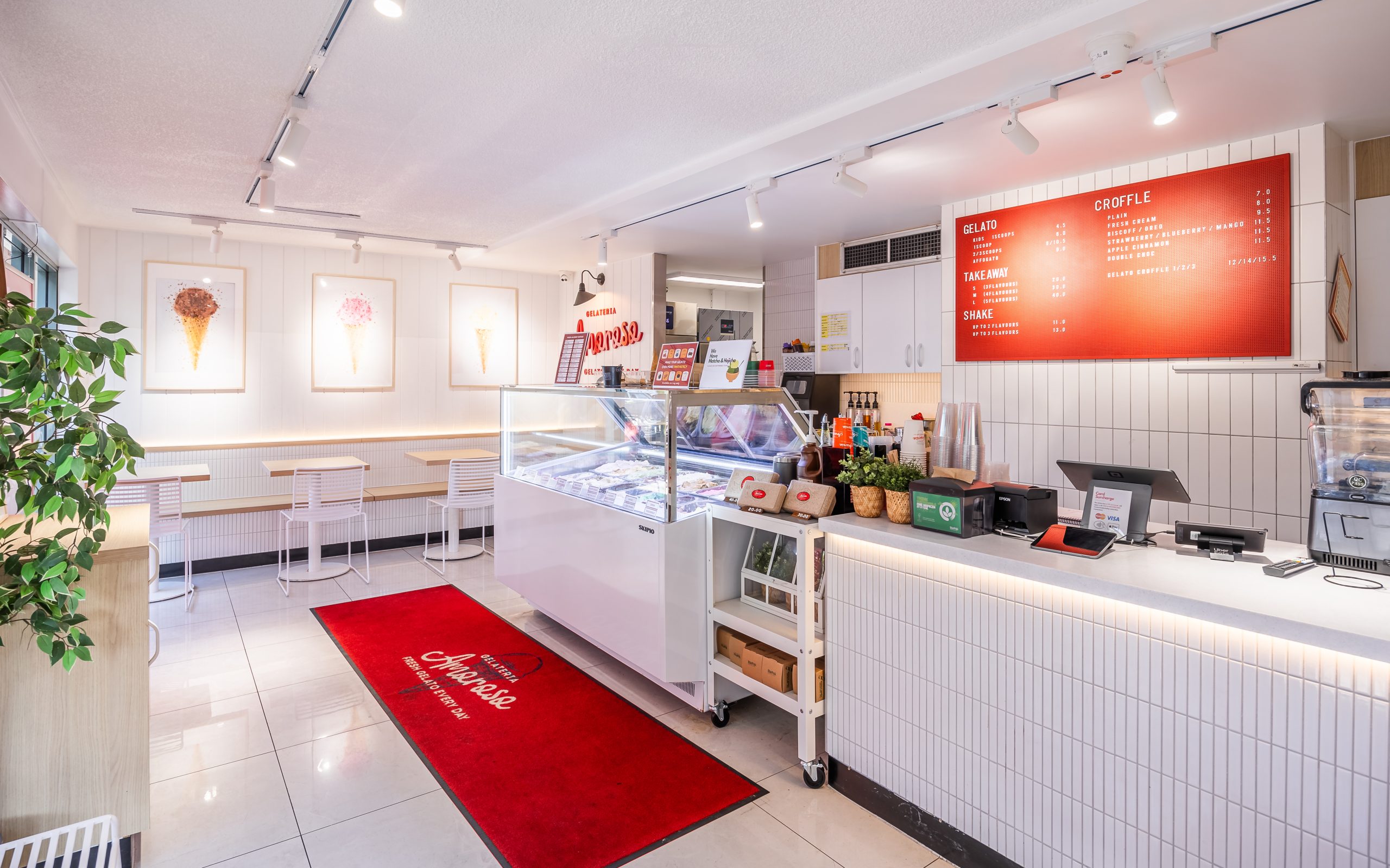 Amoroso Gelateria Front-of-house